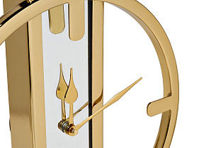 Часы настольные зеркальные золотые 2 (превью)