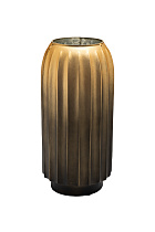 Ваза декоративная стеклянная золотая