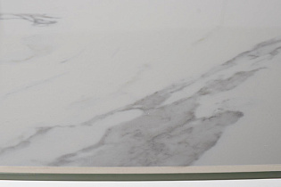 Стол обеденный раздвижной керамический белый