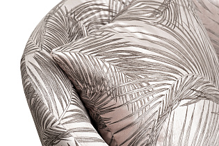 Кресло Верона(Verona) вращающееся вельвет принт "Листья"