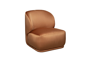 Кресло Капри Базовая(Capri Basic) велюровое терракотовое