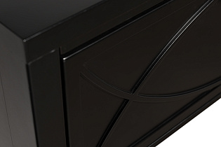 Консоль черная с ящиками