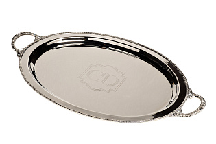 Поднос овальный Garda Decor металлический 1 (превью)