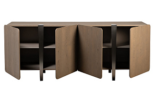 Комод "Закруглённый" (Smooth) шпон ясеня