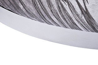 Кресло Верона(Verona) вращающееся вельвет принт "Листья"