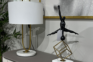 Лампа настольная металлическая