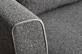 Диван Марко(Marco) трехместный раскладной серый