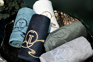 Полотенце «Мелодия» 100*150 белое 2 (превью)