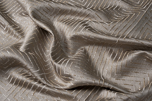 Ткань портьерная Глянец (GLOSS) бежевая