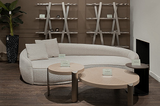 Диван Toulon трехместный букле бежевый 9 (превью)