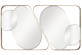 Зеркало декоративное в металлической раме 2 (превью)