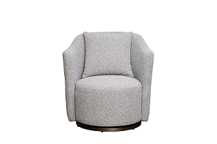 Кресло Verona вращающееся букле серое