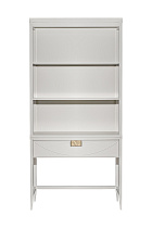 Шкаф-витрина открытый бежевый