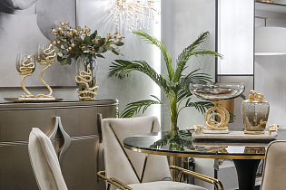 Ваза декоративная Серпенте (Serpente) стеклянная