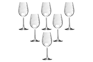 Набор из 6ти бокалов для вина "Waterfall" 350 мл