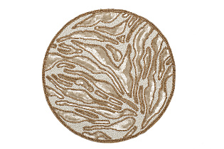 Салфетка сервировочная "Саванна" золотая с бисером