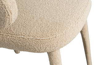 Стул обеденный букле бежевый