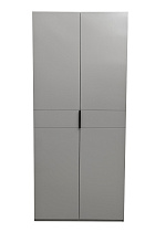 Шкаф Альто(Alto) двухдверный с полками цвет серый кобальт