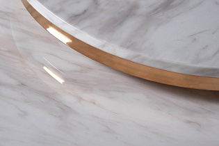 Набор из 2х журнальных столиков (искусственный мрамор)