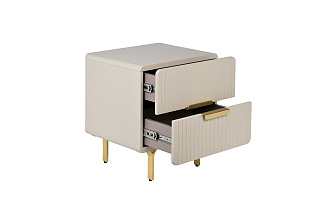 Тумбочка светло-бежевая