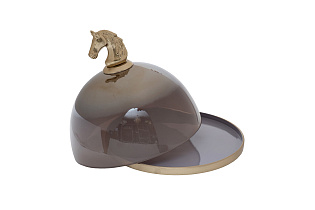 Блюдо с крышкой декоративное Лошадь (Horse)