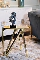 Столик журнальный Дива (Diva) золотой