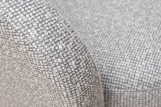 Кресло Наполи(Napoli) вращающееся светло-серая рогожка