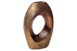 Ваза керамическая декоративная (золотая) 1 (превью)