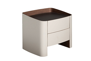 Тумбочка с 2мя ящиками светлая