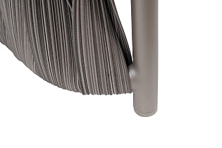 Стол журнальный уличный "Оливер" серый
