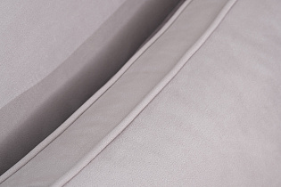 Диван Треви(Trevi) трехместный раскладной с кантом серый