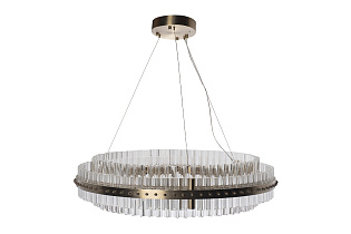 Люстра подвесная Галактика (Galaxy) прозрачное стекло/золото