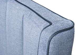 Кровать Odry с подъемным механизмом шенилл синяя