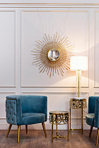 Журнальный столик круглый золотой 4 (превью)