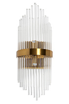 Бра стеклянное (латунь)