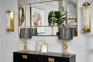 Бра стеклянное (латунь) 4 (превью)