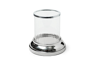 Подсвечник металлический хром