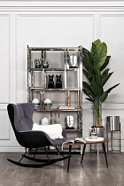 Кашпо металлическое на подставке (хром) 5 (превью)