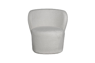 Кресло букле белое