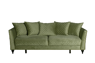 Диван Sorrento 230 трехместный раскладной оливковый