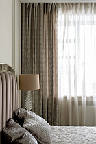 Портьера Хьюстон (HOUSTON) 275х260см бежевая