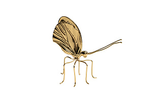 Декор настольный "Бабочка золотая-1"