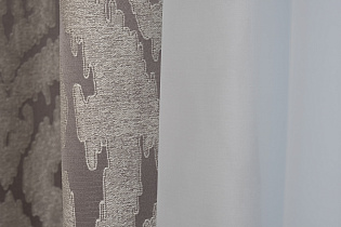 Портьера Восток сер (Orient ser) 275х260см