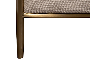 Диван двухместный серый