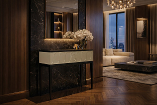 Консоль Спинола(Spinola) черно-серая