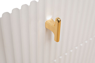 Тумбочка прикроватная Дориа(Doria) белая