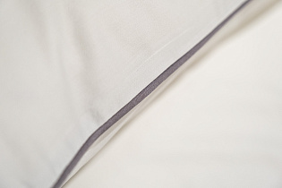 Комплект из 2х наволочек сатиновых 50х70см белый 4 (превью)