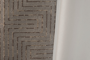 Портьера Gloss 275х260см бежевая