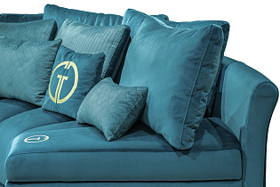 Диван Колизей(Coliseum) модульный бирюзовый
