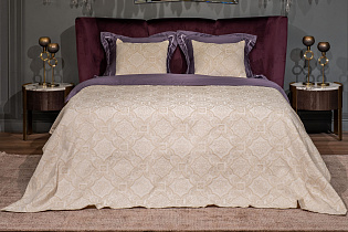 Покрывало «Тиара» 180х230см бежевое 1 (превью)